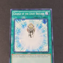 Yugioh TCG - Charge of the Light Brigade - SR02-EN033 - 1st Ed Common LP/NM 2016 - Image 5