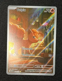 Vulpix 138/132 Me01: Mega Evolution Pokemon TCG Illustration Rare - Image 1