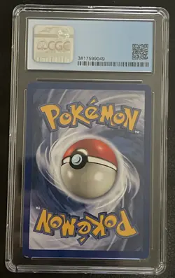 Ninetails Pokemon 1999 #12/102 Base Set Holo CGC 8 - Image 2
