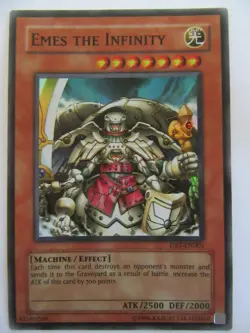 YUGIOH EMES THE INFINITY DBT-EN001 Super Rare Promo NEW & MINT - Image 1