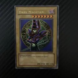 Dark Magician LOB-005 Ultra Rare Legend Blue Eyes 2002 Yu-Gi-Oh LP Unlimited - Image 1