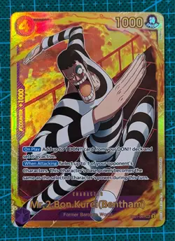 One Piece TCG Mr.2.Bon.Kurei (Bentham) EB01-061 SEC Memorial Collection - Image 1