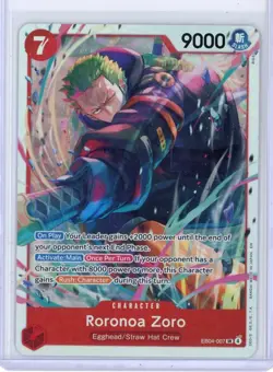 One Piece TCG Roronoa Zoro EB04-007 SR - Adventure on Kami's Island - Image 1