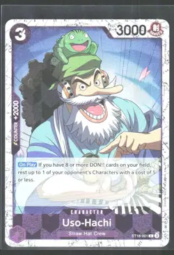 Uso-Hachi (ST18-001) Starter Deck 18: PURPLE Monkey.D.Luffy #ST18-001 Common - Image 1