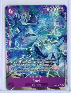 One Piece TCG Enel OP15-060 SR - Alt Art - Adventure on Kami's Island - Image 1