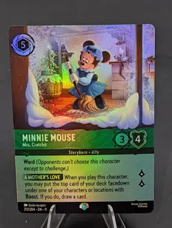 Disney Lorcana TCG Minnie Mouse Mrs. Cratchit 213/204 Epic Winterspell - (FOIL) - Image 1