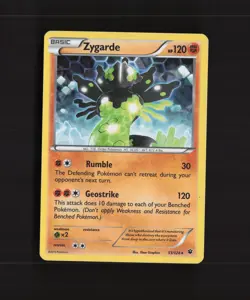 Zygarde 53/124 Fates Collide Cracked Ice Holo Pokemon Card LP - Image 1