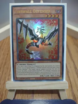 Yu-Gi-Oh Card TCG Firewall Defenser Cyberstorm Access CYAC-EN001 1st Edition. - Image 1