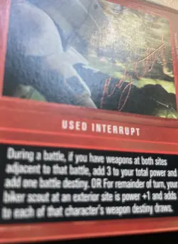 Star Wars CCG - Randy Ottenberg (ILM Modelmaker ) - signed card - autograph - Image 3