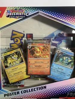Pokemon TCG Scarlet & Violet Prismatic Evolutions Poster Collection Box - Image 2
