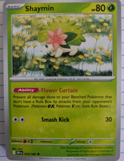 Pokemon TCG Shaymin Destined Rivals 010/182 Uncommon Near Mint - Image 1