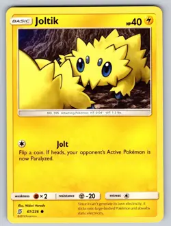 Joltik 61/236 Common Unified Minds Pokemon Near Mint - Image 1