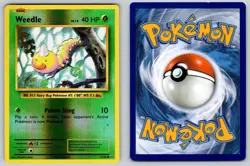 Weedle 5/108 Reverse Holo Common Evolutions Pokemon Lightly Played - Image 3