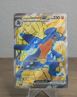 Cynthia's Garchomp ex 215/182 Ultra Rare Destined Rivals Pokemon - Image 1