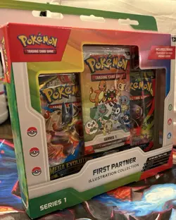 Pokemon First Partner Illustration Collection Series 1 Promo Booster Box Sealed - Image 1