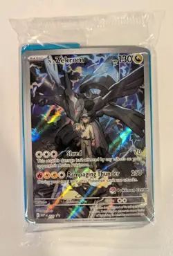 N's Zekrom 031 Ascended Heroes ETB Promo Pokemon Center Stamp - SEALED IN HAND - Image 1