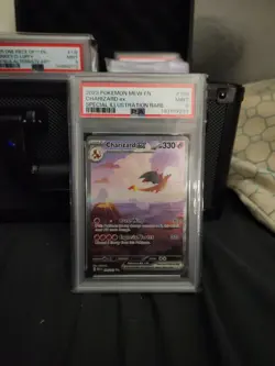 Pokemon TCG Charizard EX SAR 199/165 151 PSA 9 Mint - Image 1
