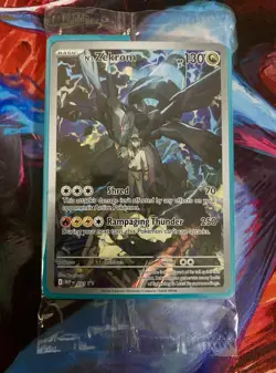 Pokemon N's Zekrom Holo 031 Mega Evolution Ascended Heroes ETB Promo Sealed - Image 1