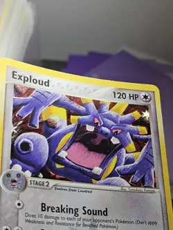 Pokemon EX Hidden Legends Exploud Reverse Holo Rare 6/101 NEAR MINT - Image 5