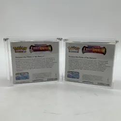 Lot of (2) Pokemon TCG SWSH Lost Origin Booster Boxes SEALED w/Acrylics - Image 2