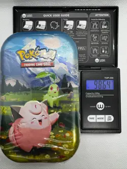 98.64g EXTRA HEAVY! - Pokemon Ascended Heroes Mini Tin: Clefairy & Chikorita - Image 1