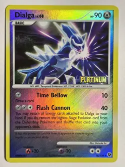2008 Pokemon Dialga 16/106 - Platinum Burger King Promo - Reverse Holo - Image 1