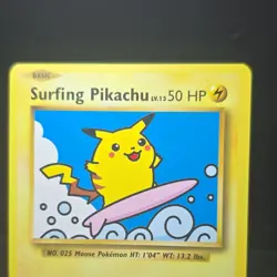 Pokemon TCG Surfing Pikachu LV.13 50 HP Evolutions 111/108 Secret Rare 2016 - Image 3