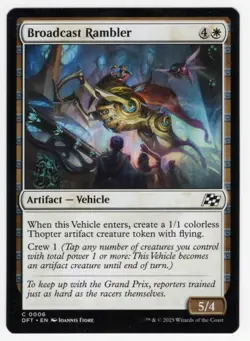 MTG Aetherdrift C Broadcast Rambler #0006 - Image 1