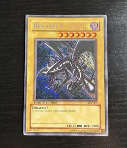 Yu-Gi-Oh Reverse Foil Red-Eyes B. Dragon BPT-005 Secret Rare Limited Edition - Image 1