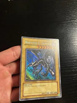 Yu-Gi-Oh Reverse Foil Red-Eyes B. Dragon BPT-005 Secret Rare Limited Edition - Image 4