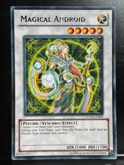 Yu-Gi-Oh! YuGiOh Magical Android TU03-EN009 Rare Unlimited LP - Image 2