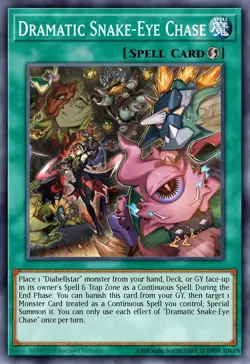 Dramatic Snake-Eye Chase MP25-EN167 1st ED Yu-Gi-Oh! ULTRA RARE - Image 1
