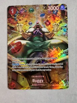 One Piece TCG Buggy (SP) (OP03-008) NM FOIL OP06 Wings of the Captain - Image 1