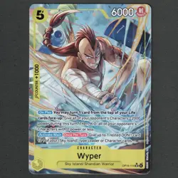 One Piece Wyper OP15-114 SR Alt Art Adventure on Kami's Island - Image 1