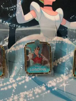 Disney Lorcana Gaston Sapphire League Kit Pin - Image 3