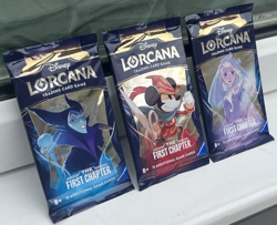 DISNEY LORCANA TCG THE FIRST CHAPTER BOOSTER PACK ART SET X3 EN01 FIRST PRINTS!! 4050368981714 - Image 2