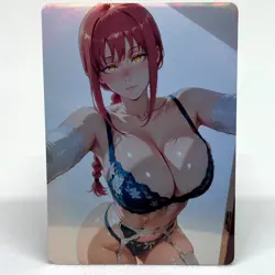 Chainsaw Man Makima Goddess Anime Waifu ACG Foil Card - Image 1