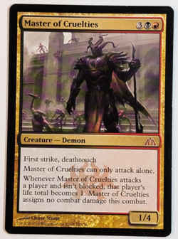 MTG - 1x Master of Cruelties - Dragon's Maze - NM - Magic The Gathering - #82 - Image 1