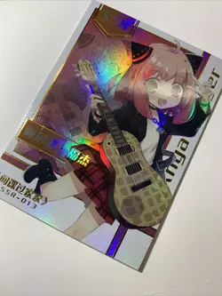 Anya Forger Spy X Family SSR 13 Goddess Story Anime Waifu Card Girl Foil Doujin - Image 3