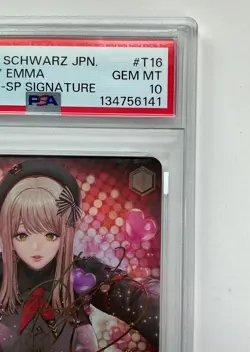 PSA 10 Weiss Schwarz Nikke NIK/S117-T16SP SP Signed FOIL Altruism Emma - Image 4