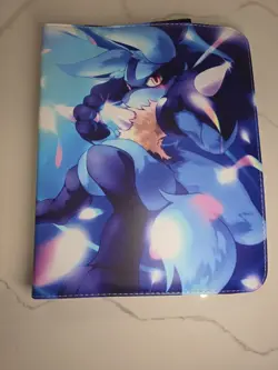 Lucario Pokemon Card Binder 900 Pocket Trading Card Binder 50 Pages Double Sided - Image 1
