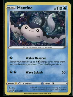 Mantine - Promo SWSH: Sword & Shield Promo Cards SWSH026 NM - Image 1