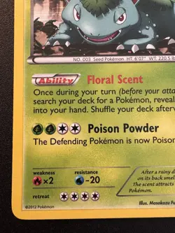 Venusaur 3/108 BW Dark Explorers Pokemon Card Holo Foil Rare LP - Image 5