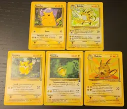 Pokemon 1999 Base Set Pikachu & Raichu Holo + (3) Macdonalds 25th Pack (12 Card) - Image 2
