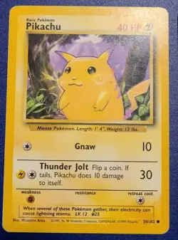 Pokemon 1999 Base Set Pikachu & Raichu Holo + (3) Macdonalds 25th Pack (12 Card) - Image 5