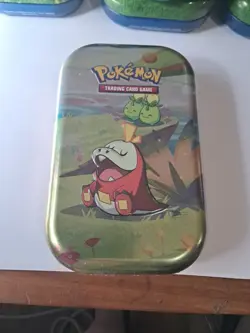 Pokemon Paldea Friends Mini Tin Fuecoco 60ct Standard Card Holder 2023 - Image 1