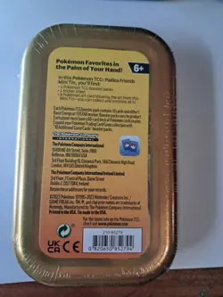Pokemon Paldea Friends Mini Tin Fuecoco 60ct Standard Card Holder 2023 - Image 2