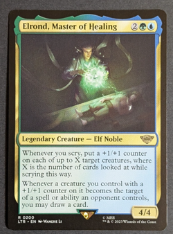 MTG - 1x Elrond Master of Healing, NM - Lord of the Rings: Tales of Middle Earth - Image 1