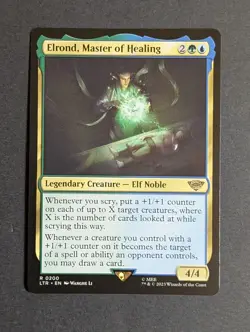 MTG - 1x Elrond Master of Healing, NM - Lord of the Rings: Tales of Middle Earth - Image 2
