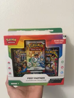 Pokemon TCG First Partner Illustration Collection Series 1 Box Promo Card - Image 1